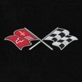 thumbnail image 2 of Lloyd Mats LogoMat Custom-Fit 2PC Carpet Floor Mats for 1968-1976 Chevrolet C3 Corvette, Black, 2 of 4
