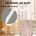 thumbnail image 3 of BP4U 12-Pack Premium Wooden Coat Hangers, Heavy-Duty Solid Wood Non-Slip Shirt Hangers with 360° Swivel Hook for Jackets, Suits, Shirts, Skirts(White), 3 of 7