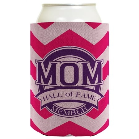 

ThisWear Funny Can Coolie Mom Hall of Fame Mother s Day Gift for Mom or Grandma 2 Pack Can Coolie Drink Coolers Coolies Chevron