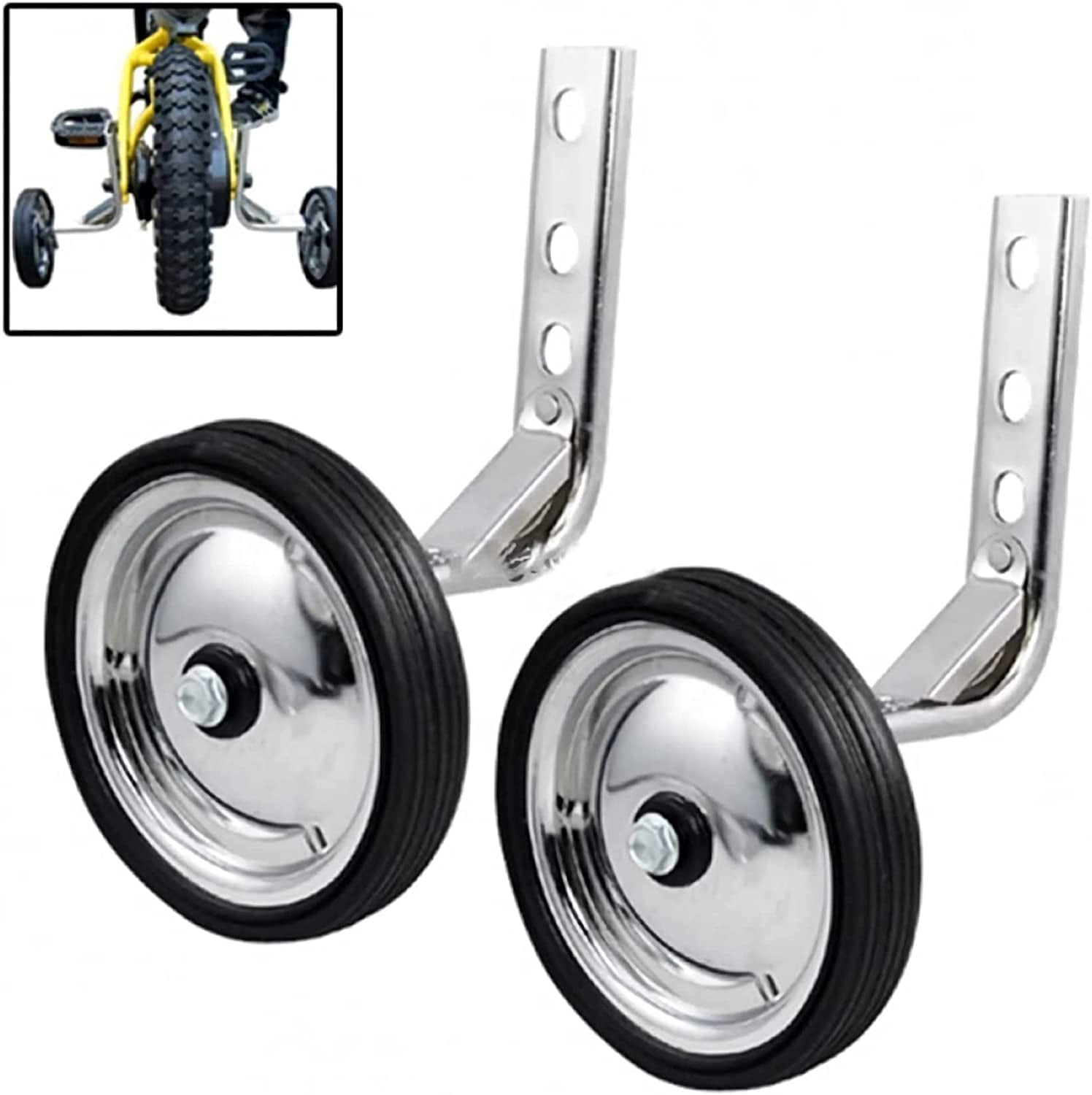 Bicycle Training Wheels, Universal Heavy Duty Training Wheels for 12/14