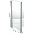 thumbnail image 4 of CiaoHER 2in Thickness Solid Acrylic Cube Display Block Clear Polished Pedestal Stand Riser Solid Base 2" x 6" x 12", 1 Pack, 4 of 7