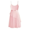 thumbnail image 4 of TiaoBug Girls Sequins Straps Dance Dress Lyrical Latin Tutu Leotard, 4 of 7
