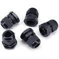 thumbnail image 3 of Prensaestopas M20 X 1,5 Paquete de 20 Prensaestopas de relleno de plástico Negro Ip68 Prensaestopas impermeables 6 mm-12 mm, 3 of 5