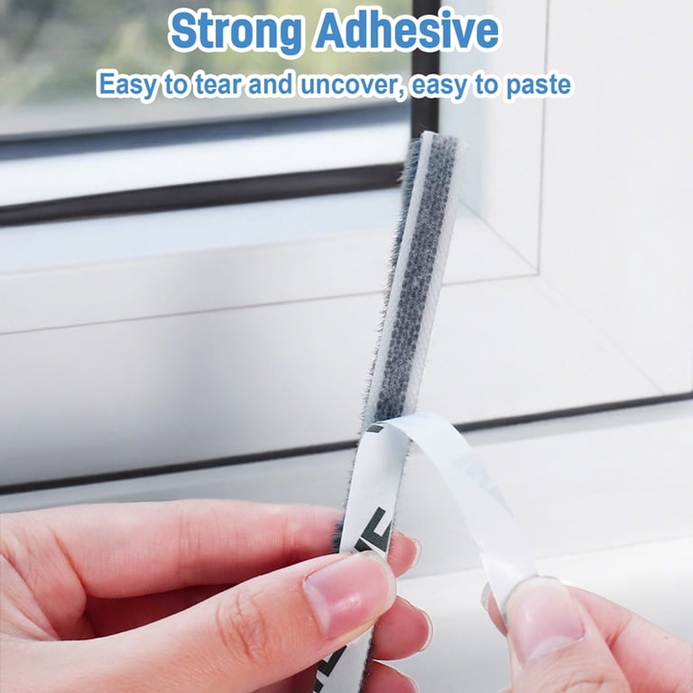 Armscye Brush Felt Weather Stripping, 32.8 Feet, Gray photo 5