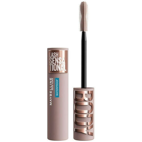 Mascara Hydrofuge Maybelline New York Lash Sensational Body, Volumisant, Courbant, Très Noir, 9ml