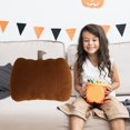 thumbnail image 5 of Hwkond Couch Pillows Halloween Cute Funny Healing Pumpkin Pillow Cushion Decoration Living Room Sofa Pumpkin Office Nap Pillow Waist Pillow,Brown, 5 of 5