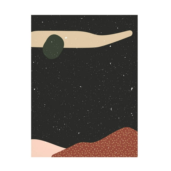 Trademark Fine Art NKTN   Abstract composition 3 Canvas Wall Art