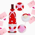 thumbnail image 5 of Romantic Bottle Cover Sleeve - 1 Pack Plush with Heart & Bow Decor for Valentine's Day Wedding Birthday Party Tabletop, Dining Table Decoration & Festive Gift Idea, 5 of 7