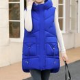 thumbnail image 5 of Vedolay Parka Jacket Women Comfy Casual Winter Open Front Jacket Coat Blue,L, 5 of 5