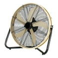 KoolFlo 20inch High Velocity Drum Fan with Wall Mount, Black