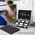 thumbnail image 3 of Xssm Pick Apart Foam Insert, 2Pcs High Density Pick and Pluck Foam Sheet, Pre-Cubed for Toolbox, Camera, Game Box, Packing, 3 of 7