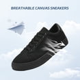 thumbnail image 3 of Unisex Adult Fashion Canvas Shoes Women’s Men’s Low Top Sneakers Breathable Lightweight Casual Walking Running Sneakers, 3 of 6
