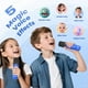 thumbnail image 5 of Máquina de karaoke Peski portátil Bluetooth con 2 micrófonos inalámbricos, 5 of 9