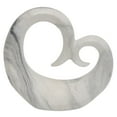 thumbnail image 1 of Sagebrook Home White Marble Wave Sculpture, 1 of 2