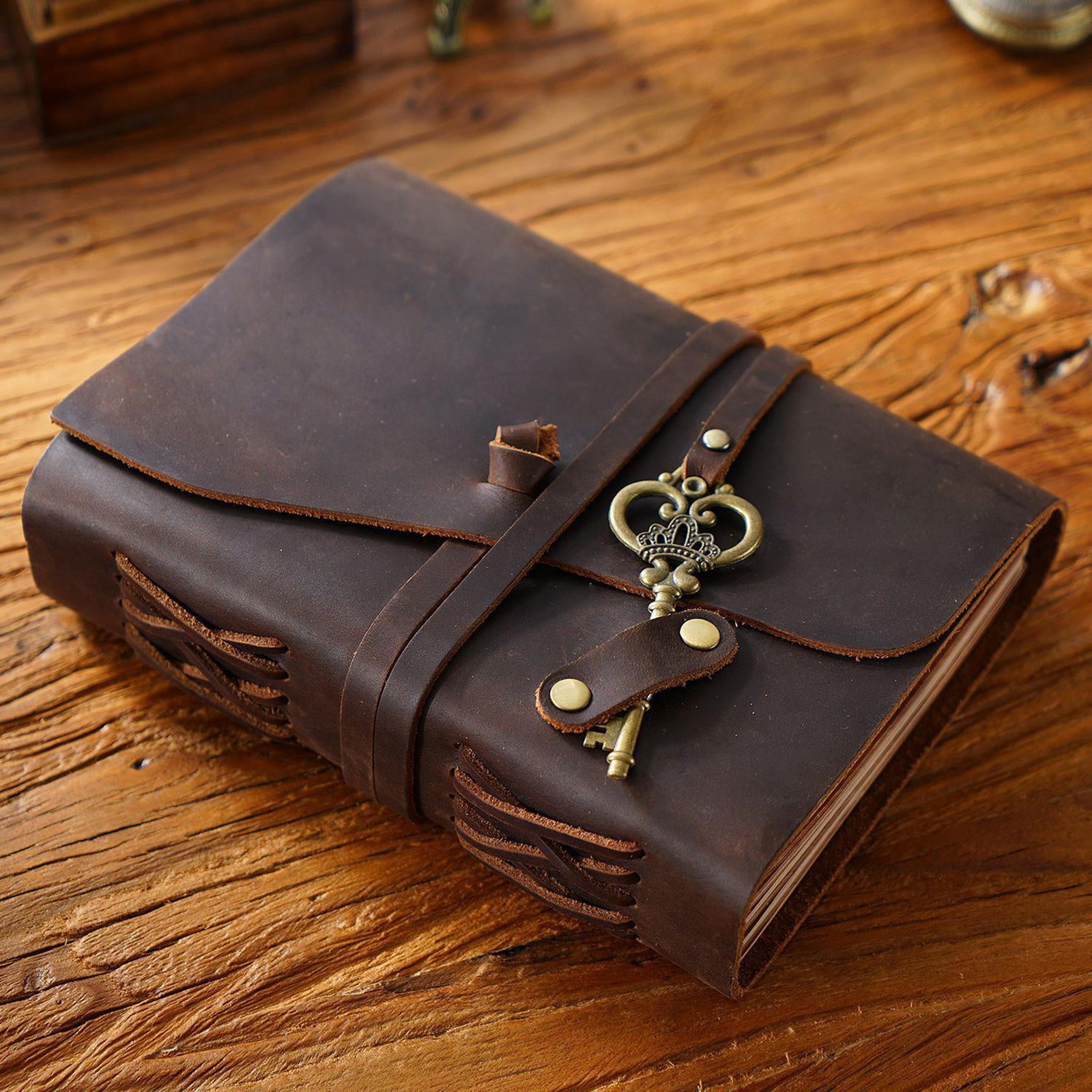 Giaone Vintage Magic Journey Diary Notepad Planner Notebook with for Key Orname