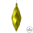 thumbnail image 3 of Vickerman 8" Lime Shiny Swirl Finial Ornament, Pack of 6, 3 of 3