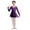 Purple, variant on HAWEE Girls Ballet Dance Dress Toddler Long Sleeve Ballet Leotards with Removable RuffleTutu Skirt