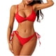 thumbnail image 1 of Traje de baño para mujer, estilo bikini de Europa y América, con efecto lavado, para mujer., 1 of 4