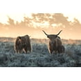 thumbnail image 2 of Van Den, Jaap 14x11 Black Ornate Wood Framed with Double Matting Museum Art Print Titled - Three Highlanders, 2 of 4