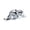 Gray, variant on WYZCTTD Crystal Elephant Figurine Lying Elephant Statue Feng Shui Animal Collectible Paperweight Home Office Table Desk Decor, 3.4 Inch