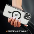 thumbnail image 4 of Magnetic for iPhone 13 Case, [Compatible with MagSafe] [Full Camera Protection] [10FT Drop Protection] Non-Yellowing Shockproof Protective Slim Phone Case for iPhone 13,Black, 4 of 7
