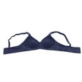 thumbnail image 3 of Ramiter Womens Lingerie Breathable Bra Solid Underwear Up Women Sexy Seamless Lace Top Top Vest Push 38,Dark Blue, 3 of 3