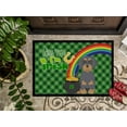 thumbnail image 3 of Wirehair Blue and Tan Dachshund St. Patrick's Day Indoor or Outdoor Mat 24x36 36 in x 24 in, 3 of 5