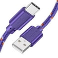 thumbnail image 5 of HomeLife 1M/2M 2-in-1 Fast Charging Multicolor Braided Type-C USB Cable Data Line Cord, 5 of 13