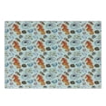 thumbnail image 3 of Animal Cutting Board, Bunch of Deep Sea Elements with Screw Shell Crabs Urchin Oyster Coral Ammonit Print, Decorative Tempered Glass Cutting and Serving Board, Small Size, Multicolor, by Ambesonne, 3 of 5