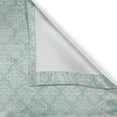 thumbnail image 6 of Ambesonne Turquoise Valance & Curtain, Medieval, 55"x45", Bluegrey Cream, 6 of 6