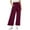 Wine, variant on Dxzfnsa Women Wide Leg Sweatpants Drawstring Straight Pants Elastic Waist Joggers Open Bottom Sweatpants with Pockets S-2XL