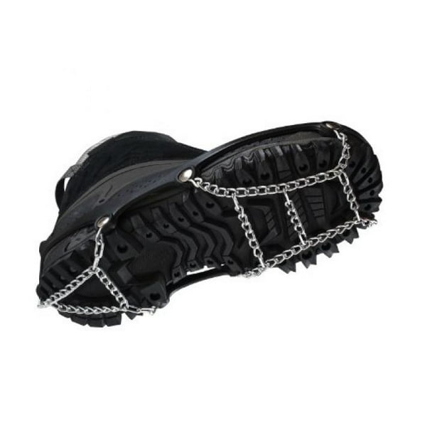 ICETrekkers Shoe Chains, Large (Men's 9.512/Women's 10.5), Black