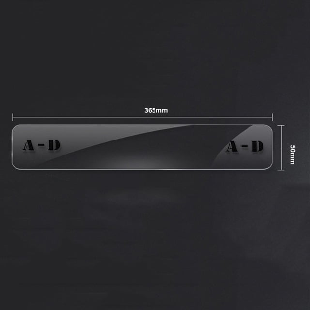 6pcs For Vinyls Record Classification Label Card A-Z Letter Quick Classification Card Transparent Acrylic Album Organizers Divid