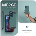 thumbnail image 5 of TUDIA Merge Motorola Moto G Play 4G 2024 Case Dual Layer Heavy Duty Cover - Hunter Green, 5 of 8