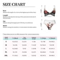 thumbnail image 4 of Kdxio Starfishes Shells Print Women's 2 Piece High Waisted Wrap Spaghetti Strap Summer Swimsuit Bikini Set-Small, 4 of 7