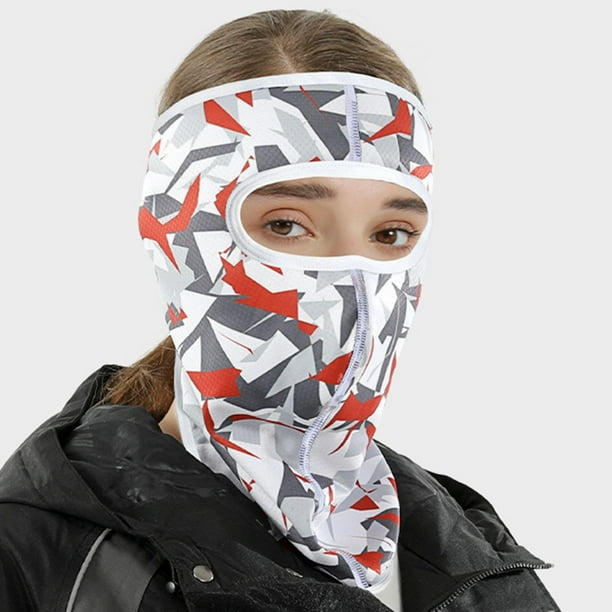 Pasamontañas con cuello de vellón facial de invierno 4 shamjiam gorro de esquí pasamontañas