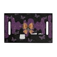 thumbnail image 6 of Yuyamidu Cobweb Bow Golf Cart Seat Covers with Pockets Purple Butterfly Club Car Cushion Covers Halloween Golf Cart Seat Towel Blanket Accessories, 6 of 7