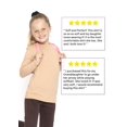 thumbnail image 5 of Stretch Is Comfort Girl's Oh So Soft Long Sleeve Top | Child Size 6 -14, 5 of 6