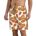 thumbnail image 2 of Kdxio Peanuts4 Pattern Mens Casual Shorts - Drawstring Summer Beach Sports Shorts for Men, 2 of 5