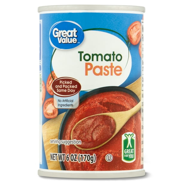 Great Value Tomato Paste, 6 oz
