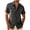 Dark Gray, variant on Fashion Shirt for Men,Men's Boho Floral Button Down Shirt Short Sleeve Summer Top Tropical Holiday Beach Tops Streetwear