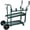 Green 64, variant on Foldable Bike Cargo Trailer with Universal Hitch, Large Capacity Bicycle Wagon for Shopping Camping, Heavy Duty 110lbs Load, 16 Wheels