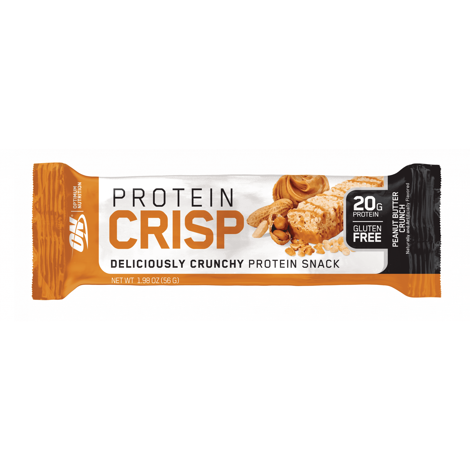 Optimum Nutrition Protein Crisp Bars, Peanut Butter Crunch, 20g Protein