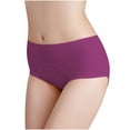 thumbnail image 2 of Kayannuo Women's Underwear Briefs Panties for Women Clearance Women Large Size Medium High Waist Seamless Breathable Women's Yoga Underwear Briefs Valentine's Day Gifts, 2 of 5