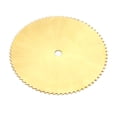 thumbnail image 4 of Hoja de sierra pequeña de acero de alta velocidad de 80 mm, dorada, para metal, carpintería, plástico y esmerilado (6 mm), 4 of 13
