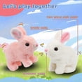 thumbnail image 3 of Electronic Plush Rabbit Toy, Easter Bunny Interactive Toy, Playful Bunny Hops Around Makes Sounds Wiggles Ears, 3 of 5