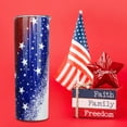 thumbnail image 3 of Patriotic Tumbler 20oz American Flag Tumbler Travel Coffee Mug Skinny Tumblers with Lid and Straw Stainless Steel Insulated Cups 4th of July Gifts for Women and Men, 3 of 6