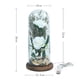 thumbnail image 2 of Regalo navideño para mujeres: rosas brillantes con cúpula de cristal, 2 of 5