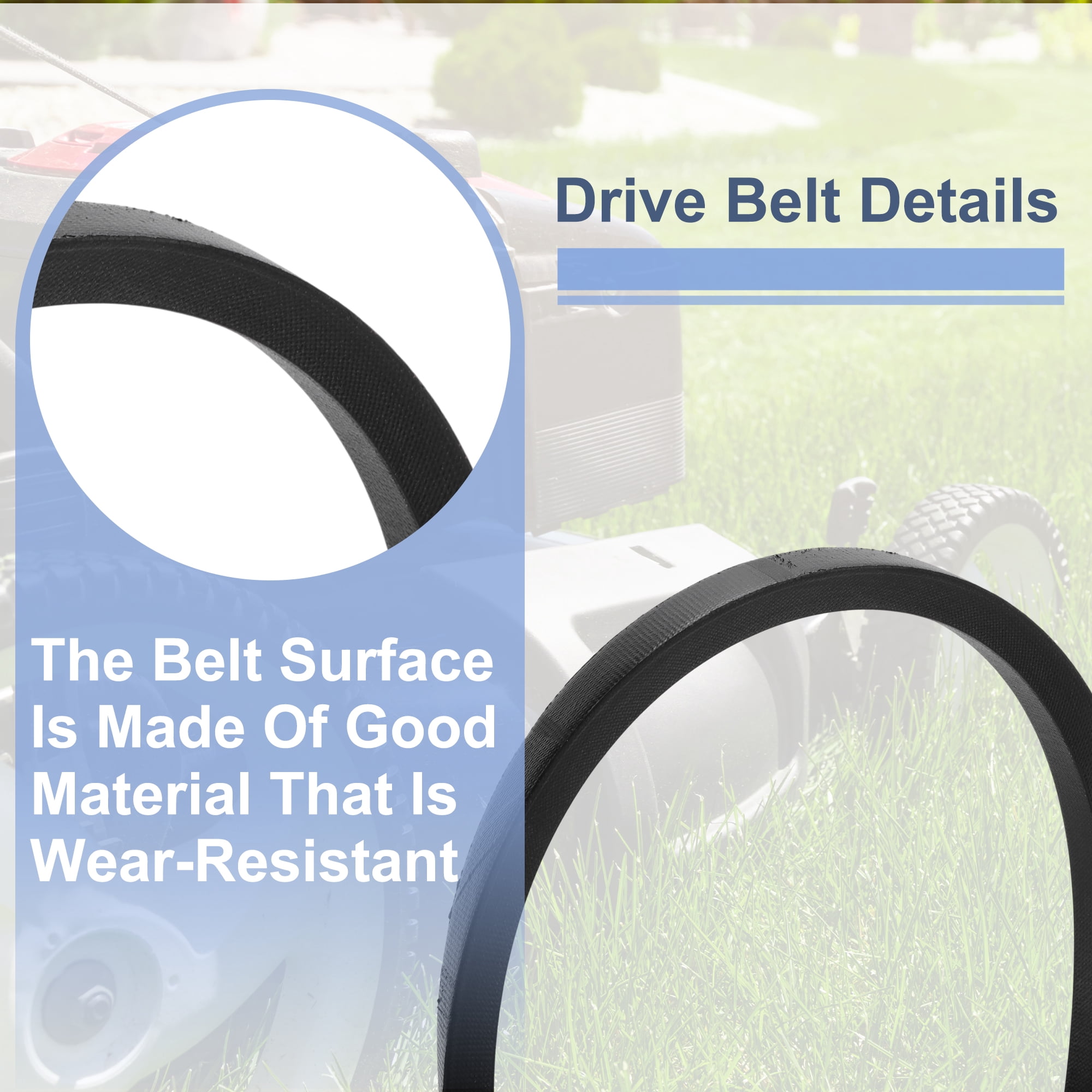 Unique Bargains No.604830/932541 Lawn Mower Deck Belt for Hustler Raptor 48" Lawn Mower
