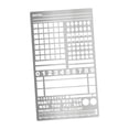 thumbnail image 2 of KLKCMS Metal Journal Stencil Drawing Stencil for Diary Monthly Spread Habit Tracker Style A, 2 of 9